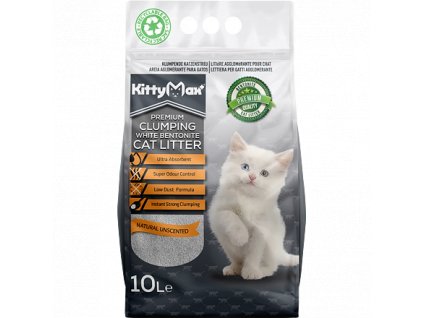 328075 kittymax hrudkujici bezprasny bily bentonit 10 l