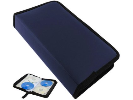 316221 ag428b diskove pouzdro na 80 cd dvd modra