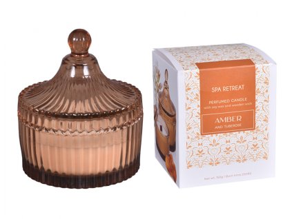 336358 svicka ve skle spa retreat amber vonna dreveny knot 150g