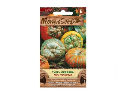 337162 tykev okrasna mini red turban 00888