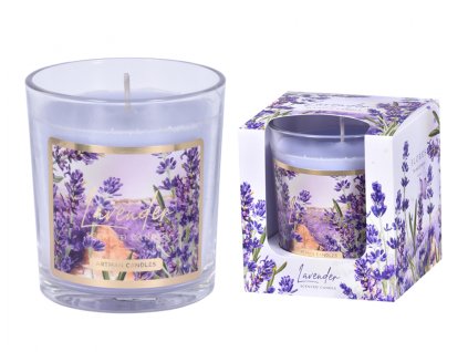343423 svicka ve skle flores lavender vonna 180g