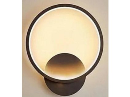 326788 zd132 led nastenne svitidlo 12w cerne