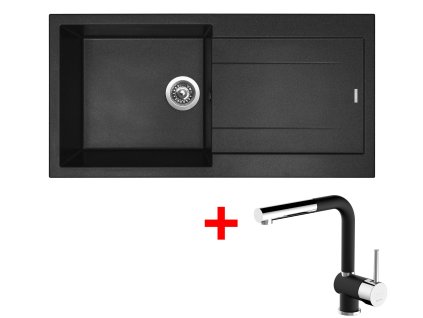 373574 sinks amanda 990 nanoblack mix 3 p nanoblack