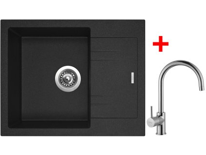374150 sinks linea 600 granblack vitalia