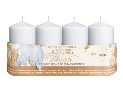 341491 svicka adventni vonna angel wings d4x7cm 4ks