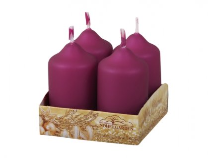 342739 svicka adventni metalicka matna d4x7cm 4ks
