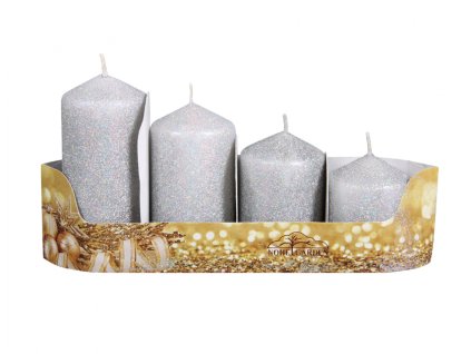 344785 svicky adventni stupnovite glitrovane d5x6 7 5 9 10 5cm 4ks