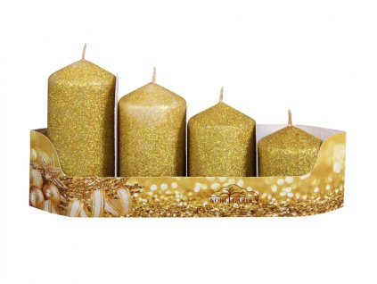 344788 svicky adventni stupnovite glitrovane d5x6 7 5 9 10 5cm 4ks