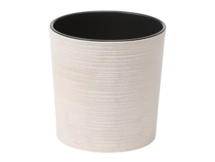 352195 obal na kvetnik malwa prouti eco wood plastovy d19x19cm