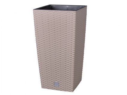 350689 obal na kvetnik rato square 2v1 plastovy 33x33x61cm