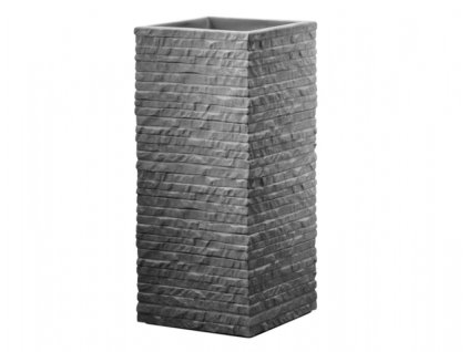 350875 obal na kvetnik tegula plastovy 27x27x60cm