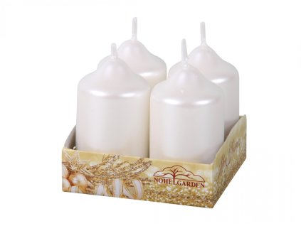 352399 svicka adventni metalicka leskla d4x7cm 4ks