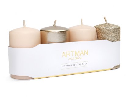 352204 svicka adventni valec mix d6x10cm 4ks