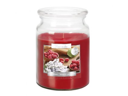 351643 svicka ve skle malina bila levandule vonna 500g