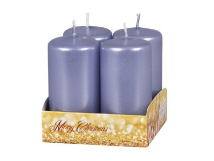 355366 svicka adventni metalicka leskla d4x8cm 4ks