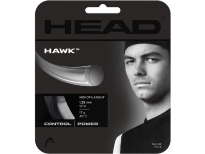 355576 hawk tenisovy vyplet 12 m cerna prumer 1 25