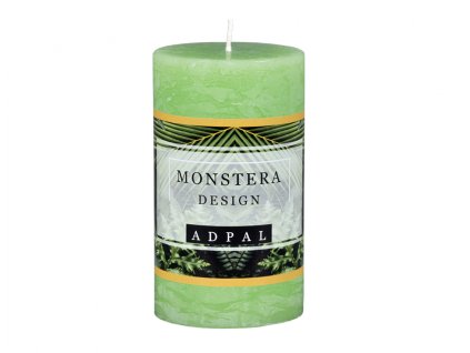357709 svicka vonna rustikalni monstera design 7x12cm