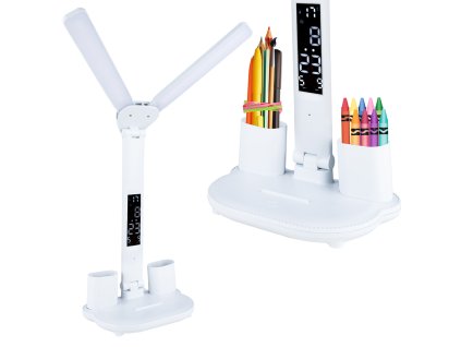 GOTEL K711K ROZŠÍŘITELNÁ STOLNÍ LAMPA TEPLOMĚR