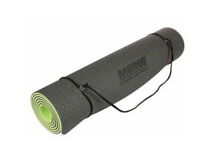 361505 yoga tpe 6 double mat podlozka na cviceni cerna zelena varianta 40619