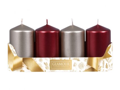 362627 svicky adventni d5x9cm mix metal lesk 2 2ks