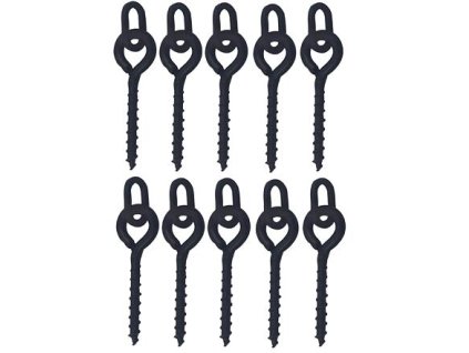 363398 bait screw oval zavrtavaci drzak s krouzkem 10 ks baleni 1 sada