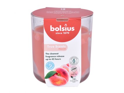 364010 svicka ve skle true scents broskev vonna d9x10cm