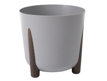 365723 obal na kvetinac frida eco wood 3v1 plastovy d21x20cm