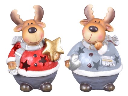 366827 sob vanocni se srdcem hvezdou led polyresin 10x8x15cm mom6ks