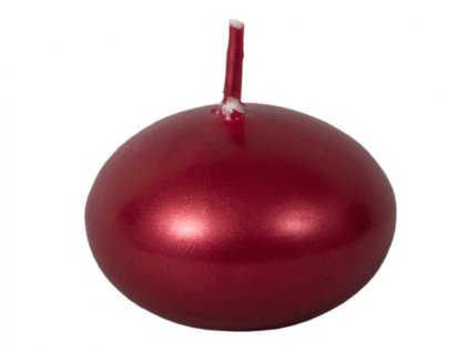 367331 svicka plovouci metalicka leskla d4 5cm 6ks