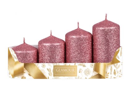 367445 svicky adventni stupnovite glitrovane d5x6 7 5 9 10 5cm 4ks