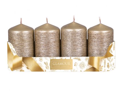 367943 svicka adventni taurus skrabana metalicka d5x9cm 4ks