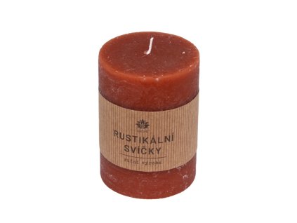 370589 arome rustikalni svicka 60x80 mm hneda