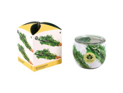 370217 arome svicka 90 g ve skle a flower boxu rosemary