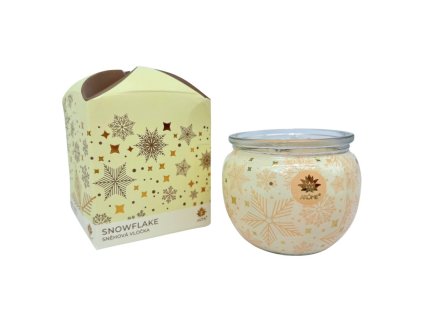 372683 arome svicka 90 g ve skle a flower boxu snowflake