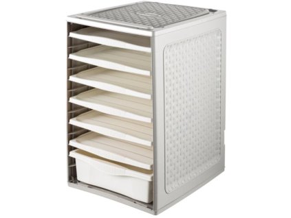 371651 bama box ordino 34x41x53 cm barva seda bila