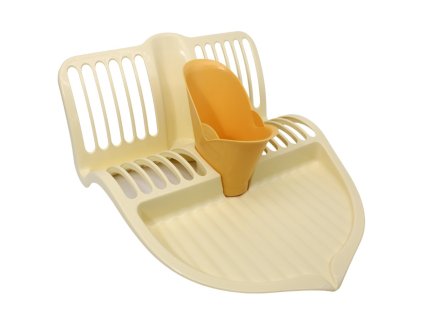 370649 bama plastovy odkapavac na nadobi scolapiatti barva zluta