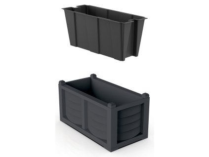 BAMA Vyvýšený záhon ARREDO (Barva antracit)