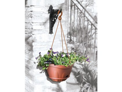 372356 bama zavesny kvetinac gondola s konzoli 28cm terracotta