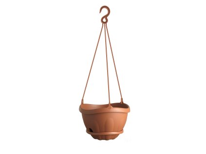 372359 bama zavesny kvetinac gondola 28cm terracotta