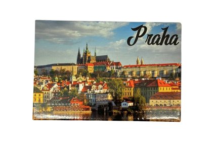 376289 gifty city plechovy magnet 8x5 5 cm prazsky hrad z mostu legii