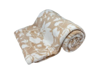 372776 home elements deka 150 x 200 cm 220 gsm tisk bezove ruze