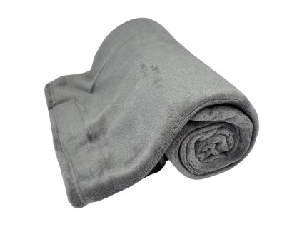 376670 home elements deka 150x200 cm jednobarevna seda cesmina