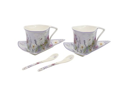 369368 home elements sada dvou salku 250 ml s podsalky a lzickami levandule