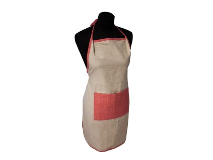 368609 home elements zastera z recyklovane bavlny 60 x 80 cm bezova a cervena