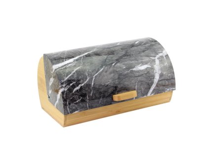 372038 home elements hr chlebnik kovovy lakovana vrstva a bambusove drevo barva cerna