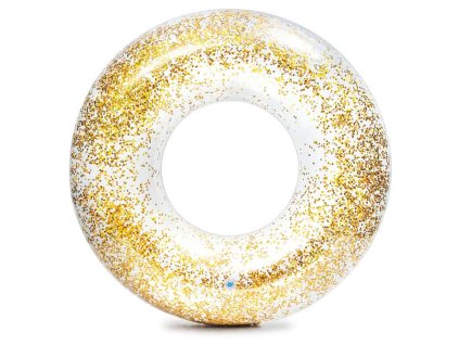 378461 intex kruh nafukovaci sparkling glitter zlaty