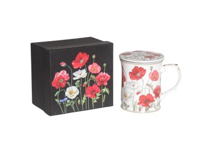 386246 home elements hrnek 400 ml se sitkem a vickem maky bile