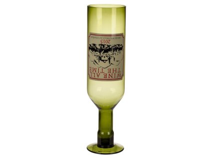 372854 sklenice na vino ve tvaru lahve 750 ml