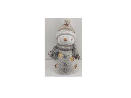 385172 snehulak na cajovou svicku mgo keramika 26x22x40cm