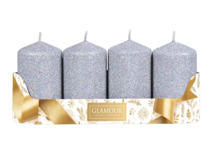 385271 svicka adventni glitrovana d5x8cm 4ks